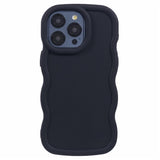 iPhone 12 / 12 Pro EIDERWOOD Flexible Plastic Wavy Case - Black