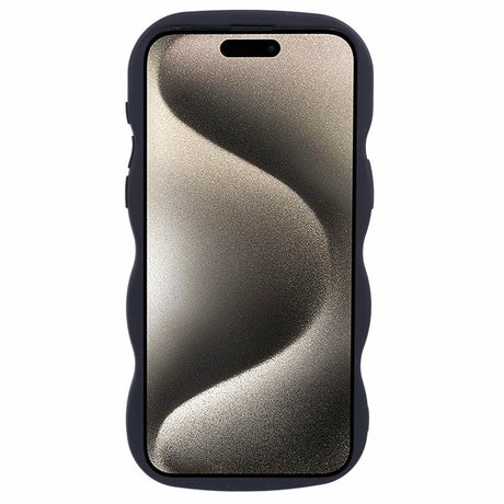 iPhone 12 / 12 Pro EIDERWOOD Flexible Plastic Wavy Case - Black
