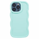 iPhone 12 / 12 Pro EIDERWOOD Flexible Plastic Wavy Case - Blue