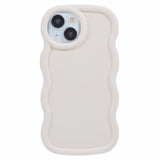 iPhone 14 EIDERWOOD Flexible Plastic Wavy Case - White