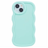 iPhone 14 EIDERWOOD Flexible Plastic Wavy Case - Blue
