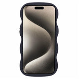 iPhone 14 EIDERWOOD Flexible Plastic Wavy Case - Black