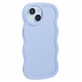 iPhone 14 EIDERWOOD Flexible Plastic Wavy Case - Purple