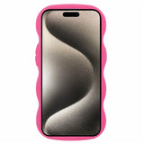 iPhone 14 EIDERWOOD Flexible Plastic Wavy Case - Pink