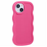 iPhone 14 EIDERWOOD Flexible Plastic Wavy Case - Pink