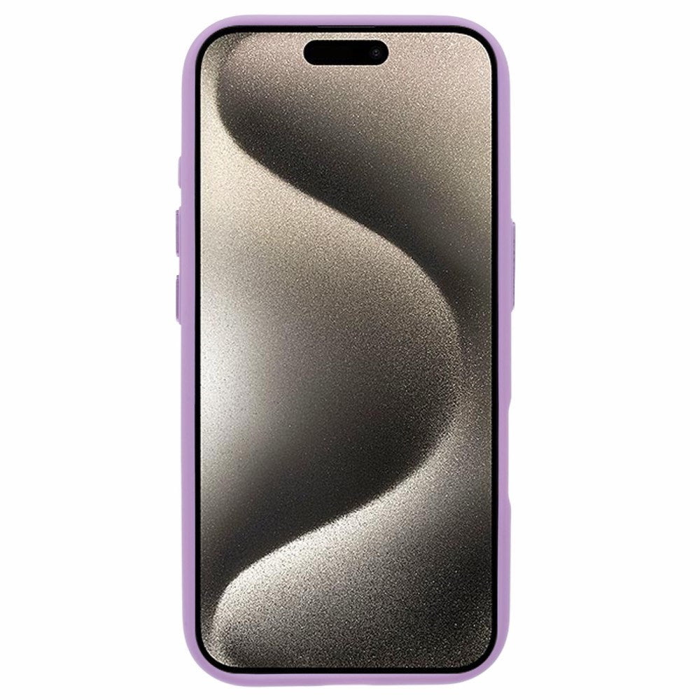 Eiderwood iPhone 16 Pro Hybrid Plastic Case - Transparent / Purple