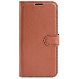 EIDERWOOD Honor 200 5G Case with Card Holder – Litchi Texture Faux Leather Flip Cover - Brown