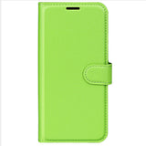 EIDERWOOD Honor 200 5G Case with Card Holder – Litchi Texture Faux Leather Flip Cover - Green