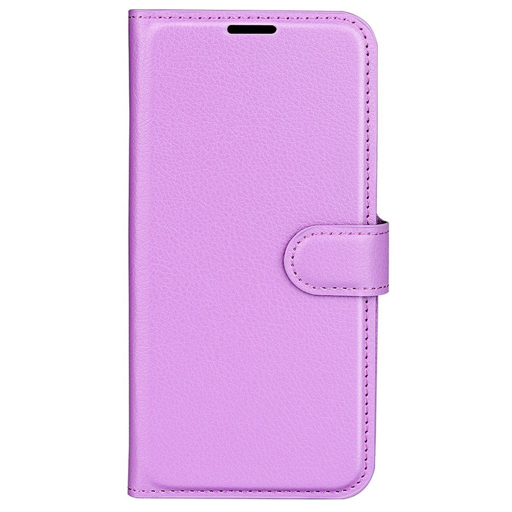 EIDERWOOD Honor 200 5G Case with Card Holder – Litchi Texture Faux Leather Flip Cover - Purple