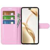 EIDERWOOD Honor 200 Pro (5G) Faux Leather Flip Case with Cardholder & Stand Function - Pink