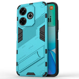 EIDERWOOD Xiaomi Redmi 13 Hybrid Tough Case with Kickstand - Blue