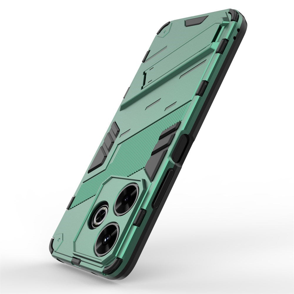 EIDERWOOD Xiaomi Redmi 13 Hybrid Tough Case with Kickstand - Green