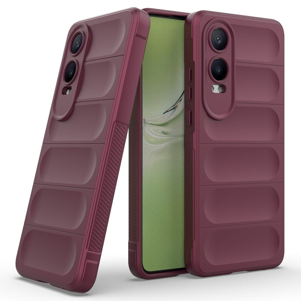 EIDERWOOD OnePlus Nord CE4 Lite (5G) Flexible Plastic Case - Wine Red