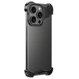 iPhone 15 Pro Two-Piece Metal Bumper Case - Black