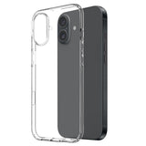 NORTHJO iPhone 16 Plus | 3-in-1 360° Protection Set with Case | Screen Protector | Camera Lens Protector - Transparent