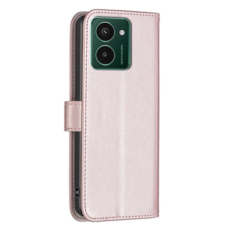 HMD Pulse+ Leatherette Flip Cover with Stand Function & Card Holder - Rose Gold