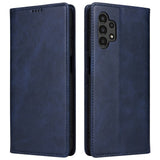 EIDERWOOD Samsung Galaxy A13 (4G/5G) / A04s / M13 Faux Leather Flip Case with Cardholder & Stand Function - Dark Blue