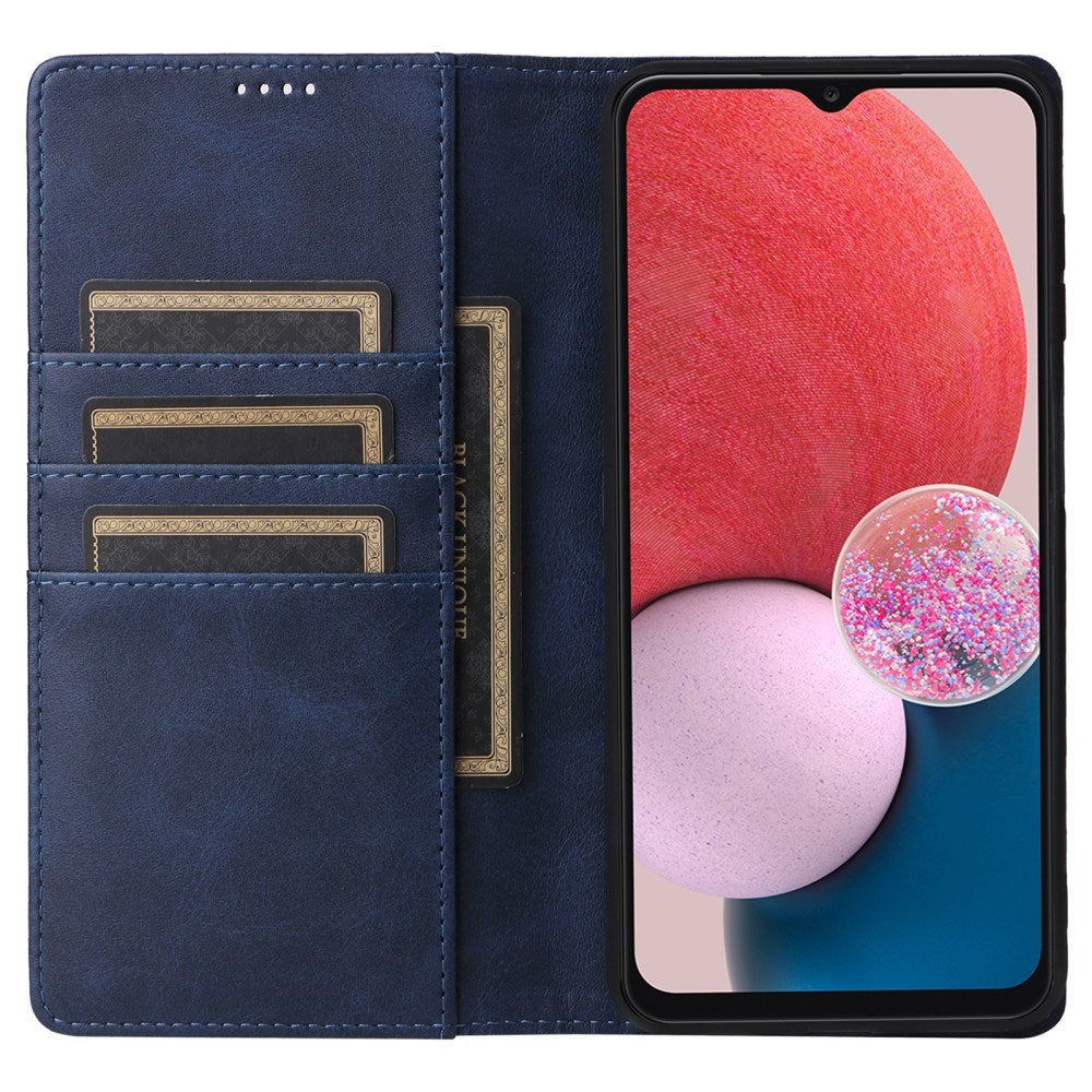 EIDERWOOD Samsung Galaxy A13 (4G/5G) / A04s / M13 Faux Leather Flip Case with Cardholder & Stand Function - Dark Blue