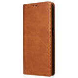 EIDERWOOD Samsung Galaxy A13 (4G/5G) / A04s / M13 Faux Leather Flip Case with Cardholder & Stand Function - Brown