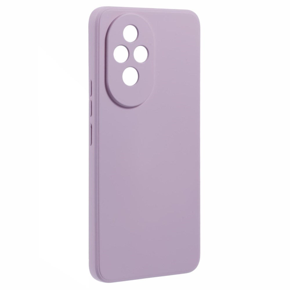 EIDERWOOD Honor 200 5G Case – Flexible Plastic Cover with Fiber Lining and Precise Lens Cutout - Purple