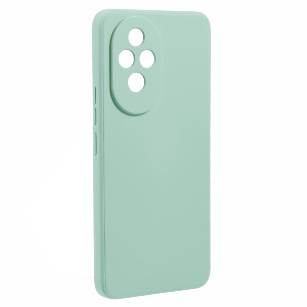 EIDERWOOD Honor 200 5G Case – Flexible Plastic Cover with Fiber Lining and Precise Lens Cutout - Turquoise