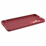 EIDERWOOD Honor 200 5G Case – Flexible Plastic Cover with Fiber Lining and Precise Lens Cutout - Dark Red