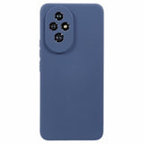 EIDERWOOD Honor 200 5G Case – Flexible Plastic Cover with Fiber Lining and Precise Lens Cutout - Blue