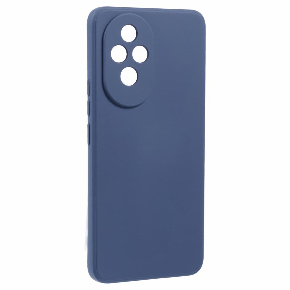 EIDERWOOD Honor 200 5G Case – Flexible Plastic Cover with Fiber Lining and Precise Lens Cutout - Blue