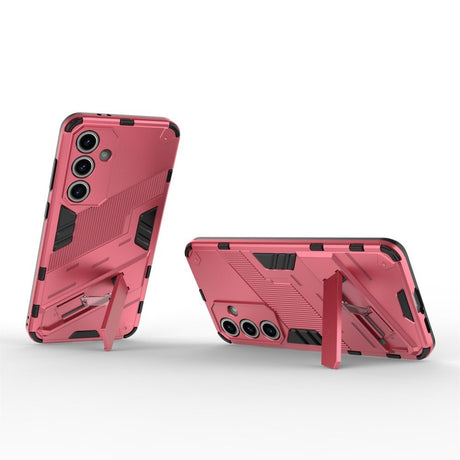 Samsung Galaxy S24 FE Hybrid Case w. Kickstand - Pink