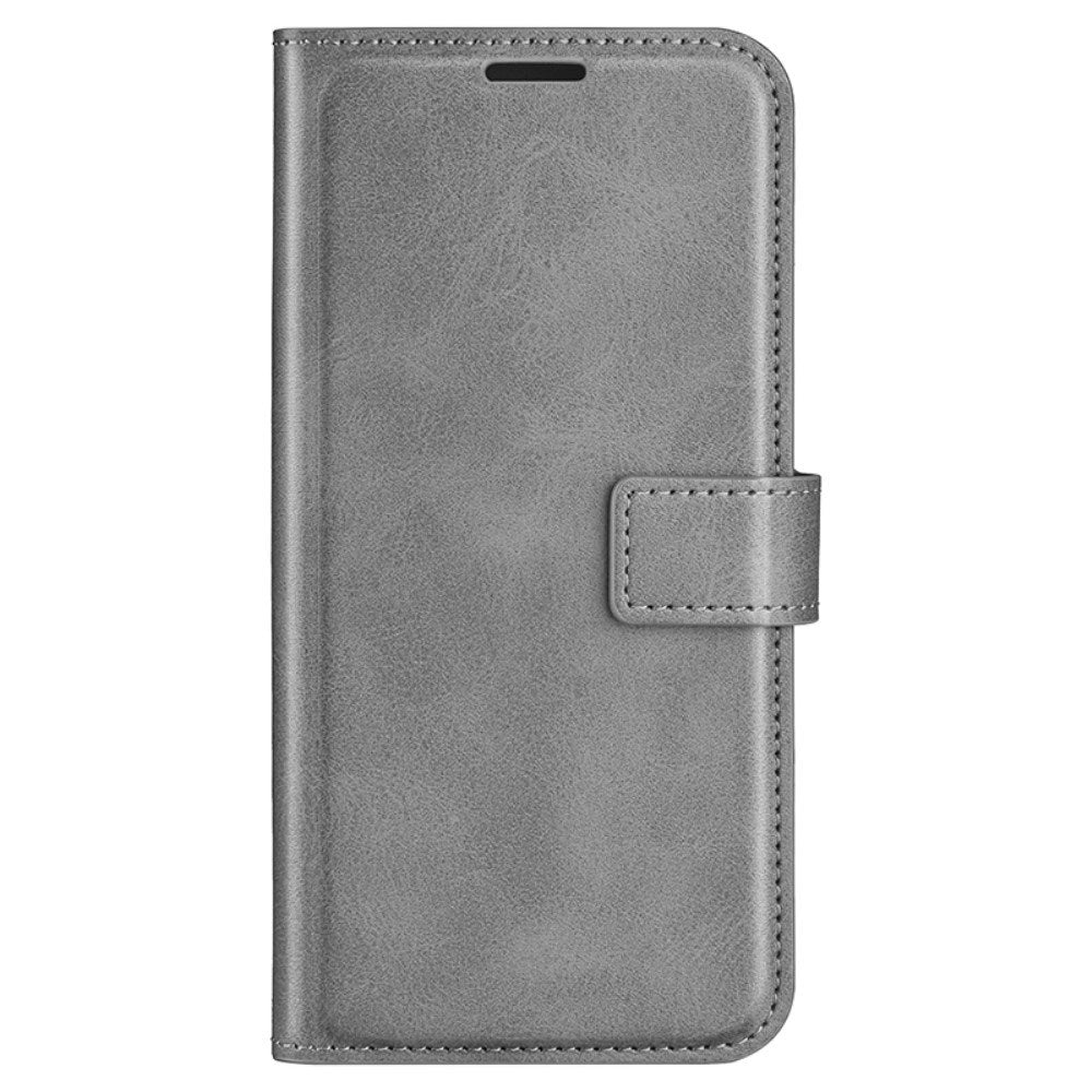 EIDERWOOD OnePlus Nord CE4 Lite (5G) Leather Flip Case w. Card Holder & Magnetic Closure - Grey