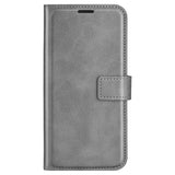 EIDERWOOD OnePlus Nord CE4 Lite (5G) Leather Flip Case w. Card Holder & Magnetic Closure - Grey