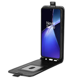 EIDERWOOD OnePlus Nord CE4 Lite (5G) Vertical Flip Case with Card Holder - Black