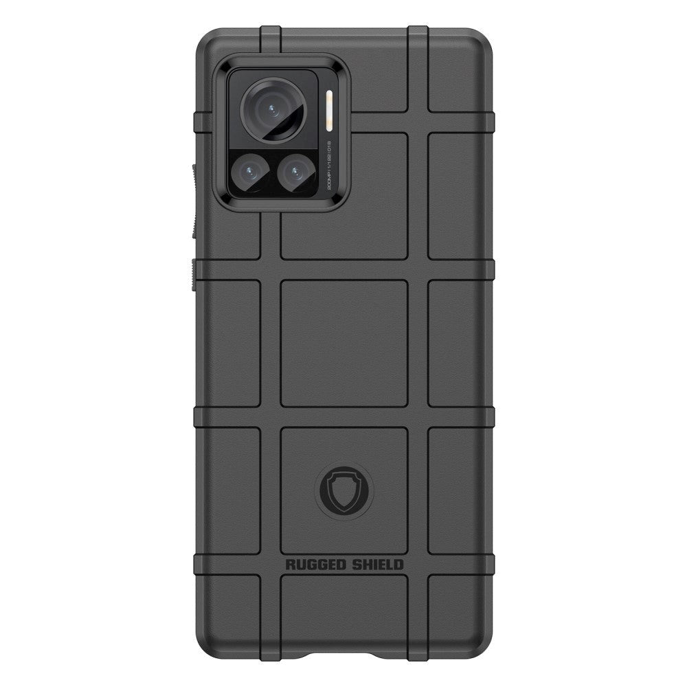 Motorola Edge 30 Ultra Rugged Shield Series Tough Case - Black