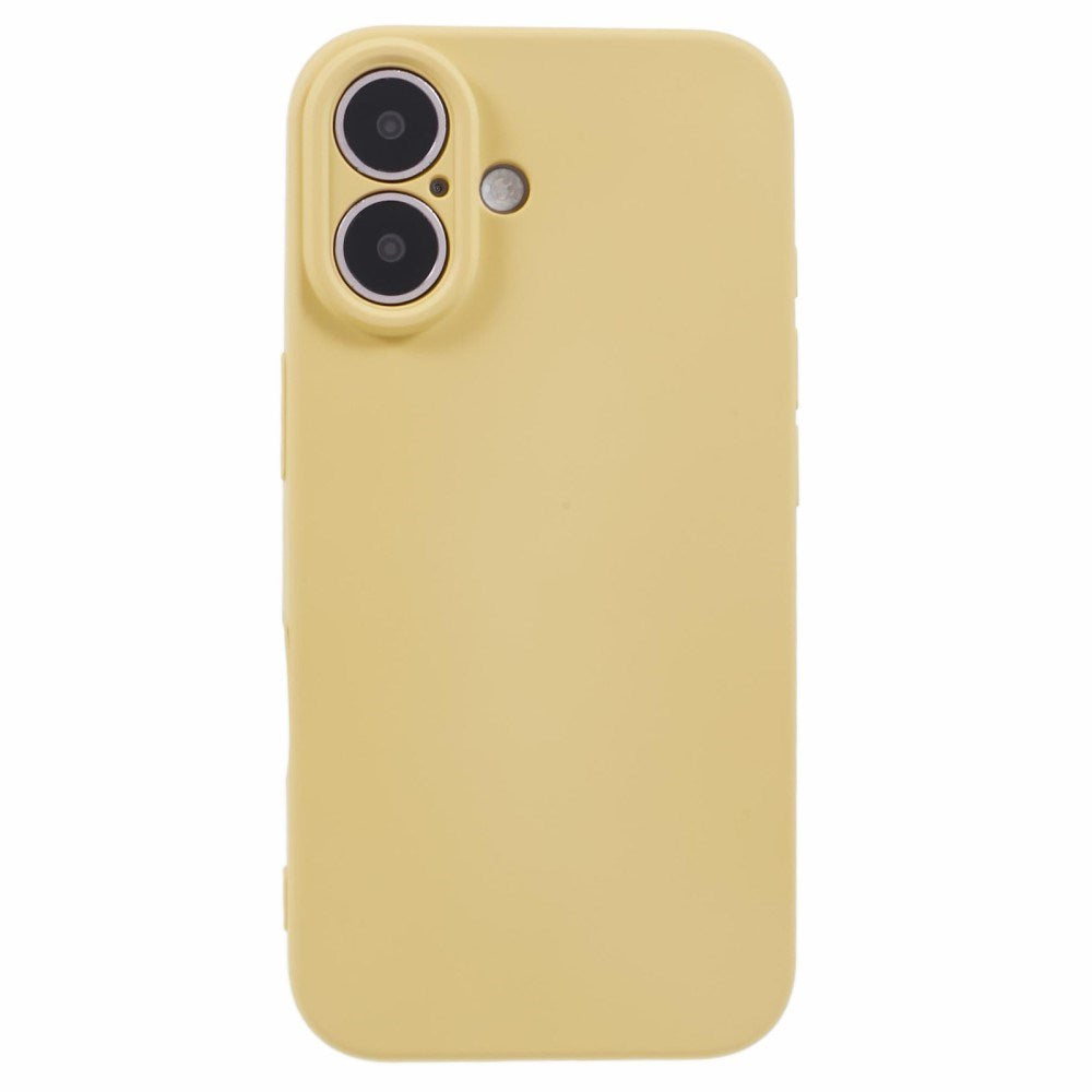 EIDERWOOD iPhone 16 Matte Flexible Plastic Case - Yellow