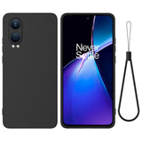 EIDERWOOD OnePlus Nord CE4 Lite (5G) Liquid Silicone Case w. Strap - Black