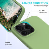 EIDERWOOD iPhone 16 Pro Max Lined Silicone Case - Green