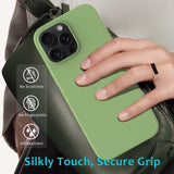 EIDERWOOD iPhone 16 Pro Max Lined Silicone Case - Green