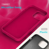 EIDERWOOD iPhone 16 Pro Max Lined Silicone Case - Coral Red
