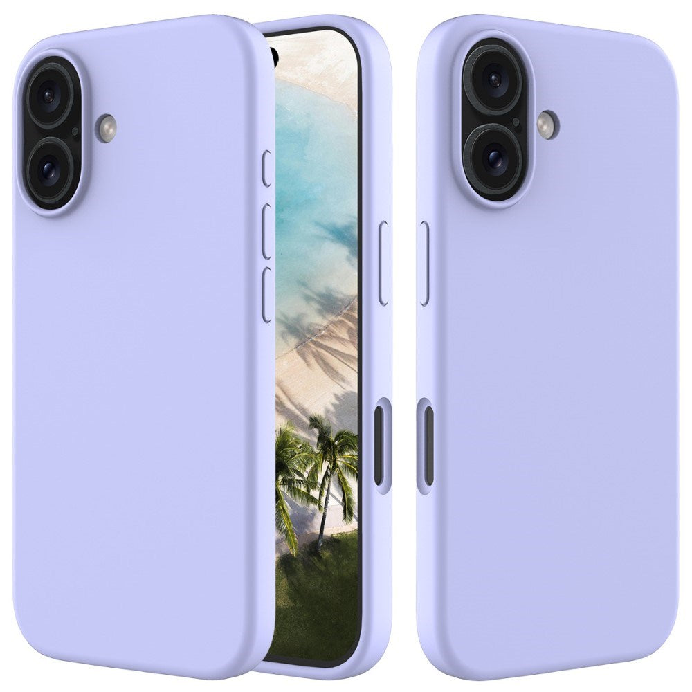 EIDERWOOD iPhone 16 Plus Lined Silicone Case - Lavender