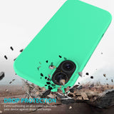 EIDERWOOD iPhone 16 Plus Lined Silicone Case - Neon Green