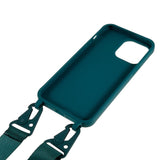 iPhone 16 Pro EIDERWOOD Flexible Plastic Case with Strap - Dark Green