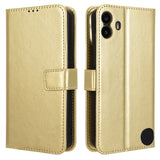 EIDERWOOD Nothing CMF Phone 1 Faux Leather Flip Case with Strap - Gold