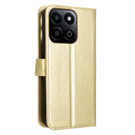 EIDERWOOD Honor 200 Smart Faux Leather Flip Case with Strap - Gold