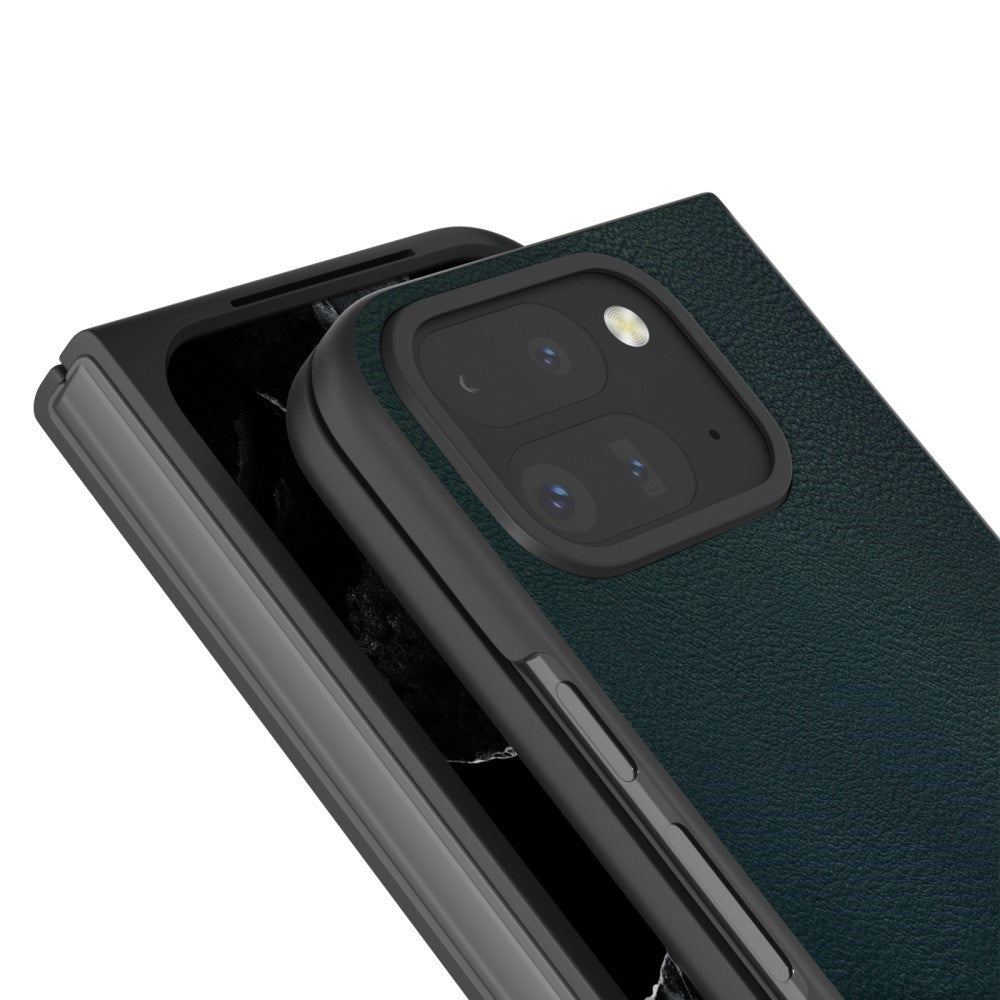 EIDERWOOD Google Pixel 9 Pro Fold (5G) Vegan Leather Case - Dark Green