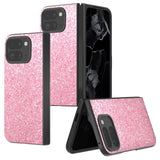 EIDERWOOD Google Pixel 9 Pro Fold (5G) Vegan Leather Glitter Case - Pink