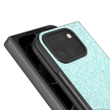 EIDERWOOD Google Pixel 9 Pro Fold (5G) Vegan Leather Glitter Case - Blue