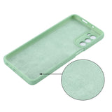 Motorola Moto G62 Silicone Case w. Strap - Green