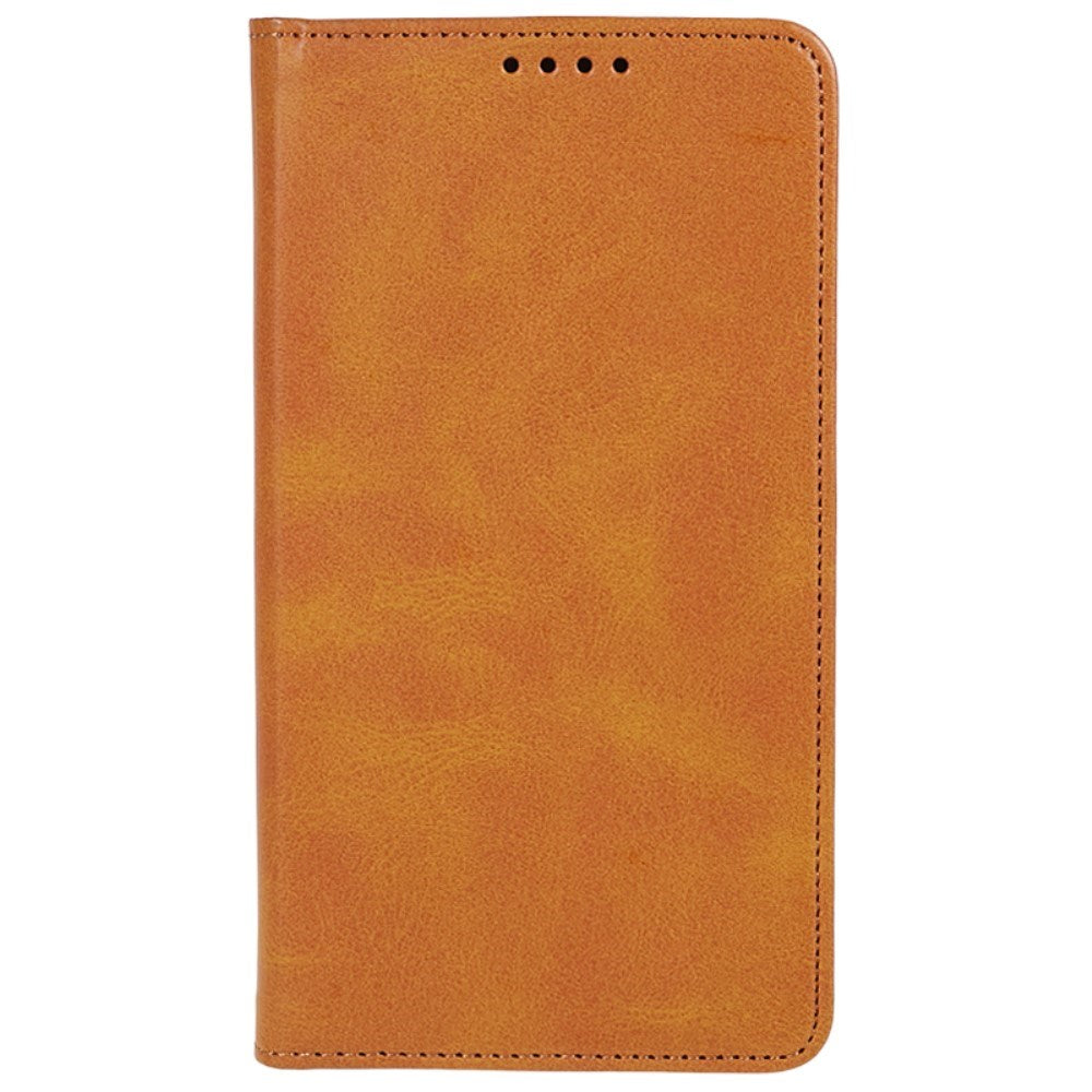 EIDERWOOD Samsung Galaxy A16 (4G/5G) Flip Case with Wallet - Vegan Leather - Light Brown