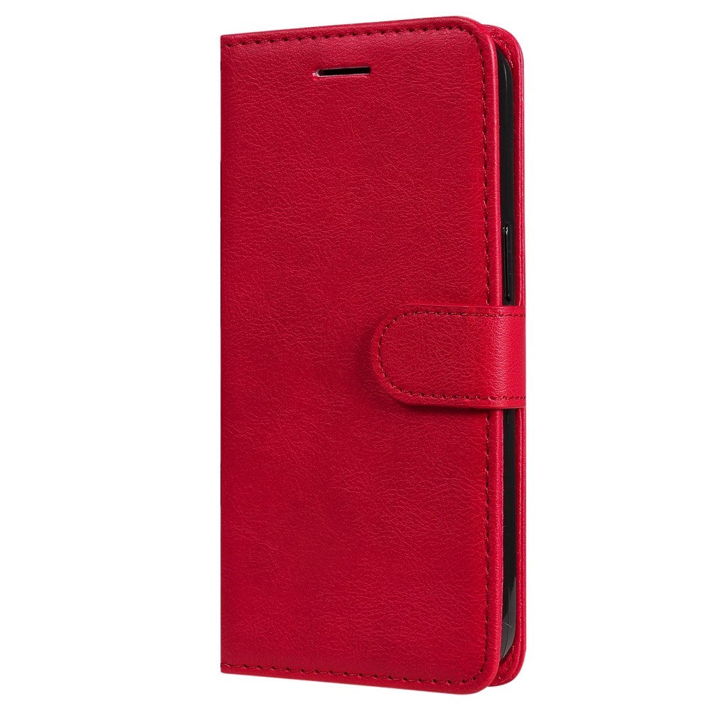 Samsung Galaxy A16 (4G/5G) Artificial Leather Flip Case w. Wallet - Red