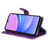 Samsung Galaxy A16 (4G/5G) Artificial Leather Flip Case w. Wallet - Purple